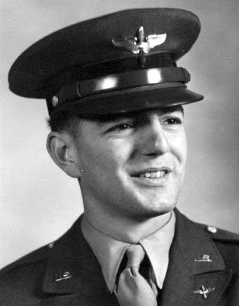 Handsome smiling Lt. Jack Z. Stettner in Army Air Corps uniform.