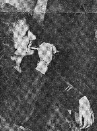 Charlotte McFall, former WAC, joined VAE as Hostess. Still seeking Charlotte’s story. Photo Credit: New York World-Telegram, 5/6/1946