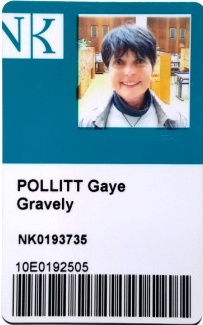 I wish it said Gaye Lyn, but the name had to be as it appears on my U.S. Passport. I will never take this Library card out of my wallet!