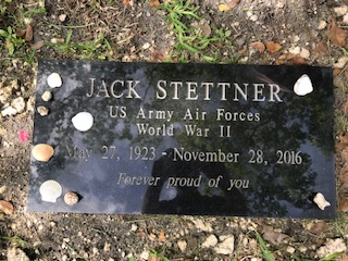 Jack Stettner, a loving memorial that reads "Forever proud of you."